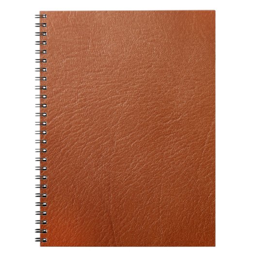 茶色の革 ノートブック (正面)