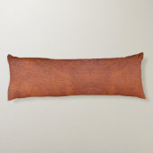 茶色の革 ボディピロー (裏面)