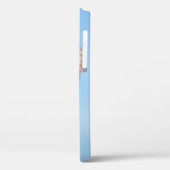 茶色の額縁のサングラスをかぶった女性 Case-Mate iPhoneケース (裏面 / 左)