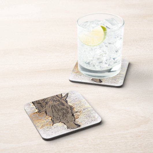 茶色の馬 コースター (右側)