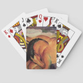 茶色の馬 トランプ (裏面)