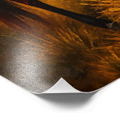 茶色の馬 フォトプリント            (角)