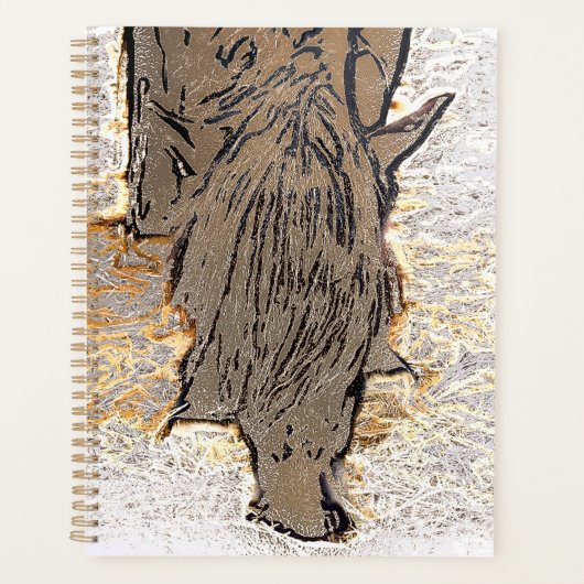 茶色の馬 プランナー手帳 (正面)