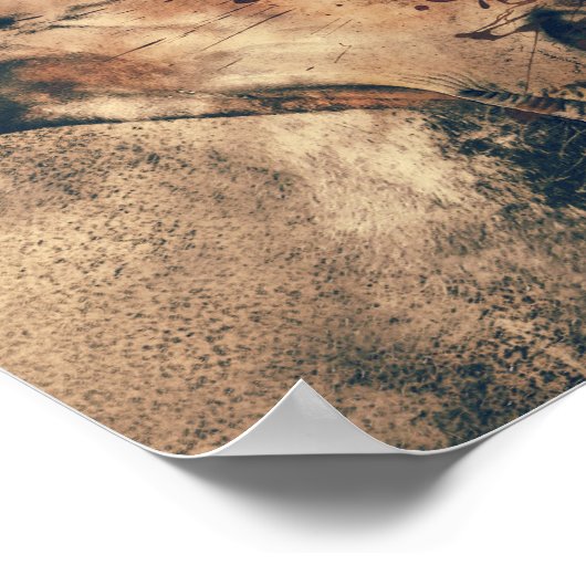 茶色の馬 ポスター (角)