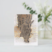 茶色の馬 ポストカード (スタンド正面)