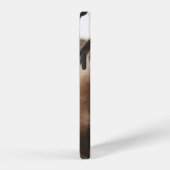 茶色の馬 iPhoneケース (右側面)