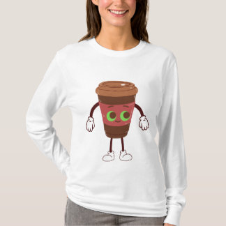茶色の魔法旅行コーヒー Tシャツ
