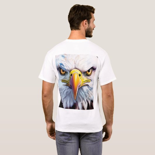 茶色の鷲 Tシャツ (裏面フル)