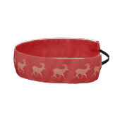 茶色の鹿の歩くフェスティバルパターン アスレチックヘッドバンド (右)