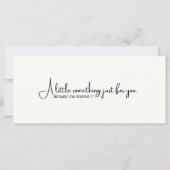 茶色の黒い金ゴールドギフト証明書 (裏面)