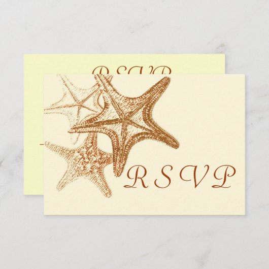 茶色のseastar RSVP (正面/裏面)