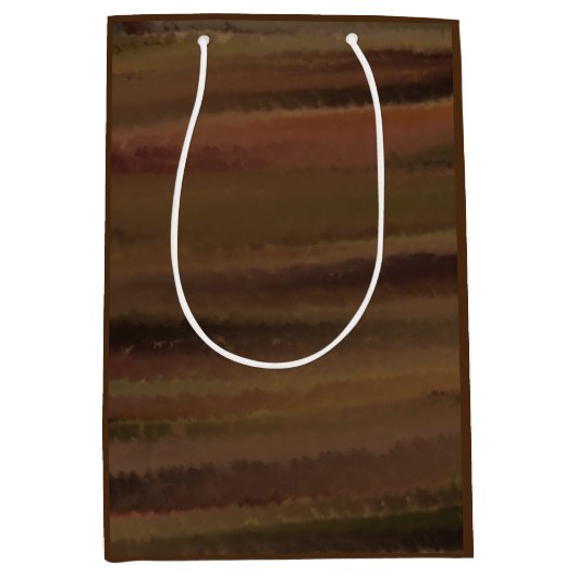 茶色は私のお気に入りの色 ミディアムペーパーバッグ (正面)