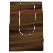 茶色は私のお気に入りの色 ミディアムペーパーバッグ (裏面)