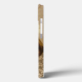 茶色ろ過帯煙アート Case-Mate iPhoneケース (裏面 / 左)