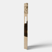 茶色ろ過帯煙アート Case-Mate iPhoneケース (裏面 / 右)