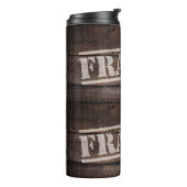 茶色を出荷する壊れやすい木箱ヴィンテージ タンブラー (回転左)