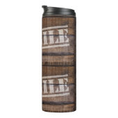 茶色を出荷する壊れやすい木箱ヴィンテージ タンブラー (回転右)