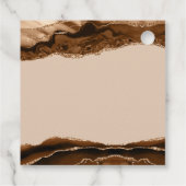 茶色エレガントの瑪瑙 フェイバータグ (裏面)