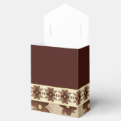 茶色エレガントフローラ フェイバーボックス (オープン)