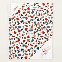 茶色エレガントモノグラム