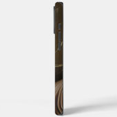 茶色エレガント大理石と抽象デザイン Case-Mate iPhoneケース (裏面 / 左)