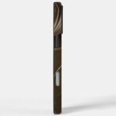 茶色エレガント大理石と抽象デザイン Case-Mate iPhoneケース (裏面 / 右)