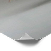 茶色エレガント馬 ポスター (角)