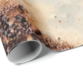 茶色カッコいいの錆びた金属組織 ラッピングペーパー (ロールコーナー)