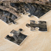 茶色カッコいいトカゲ ジグソーパズル (側面)