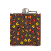 茶色カラフルのラディバグ フラスク (裏面)