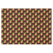 茶色グラデーションのブロックスガエル テーブルクロス (正面(横))