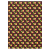 茶色グラデーションのブロックスガエル テーブルクロス (正面)