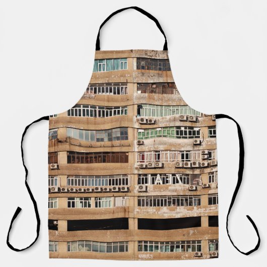茶色コンクリート建物 エプロン (正面)
