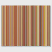 茶色ストライプの色の紙 ラッピングペーパー (フラット)