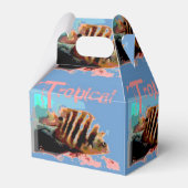 茶色ストライプの魚 フェイバーボックス (裏面サイド)