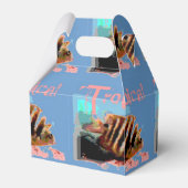 茶色ストライプの魚 フェイバーボックス (正面サイド)