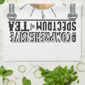 茶色スペクトルのふきん キッチンタオル (折り畳み)