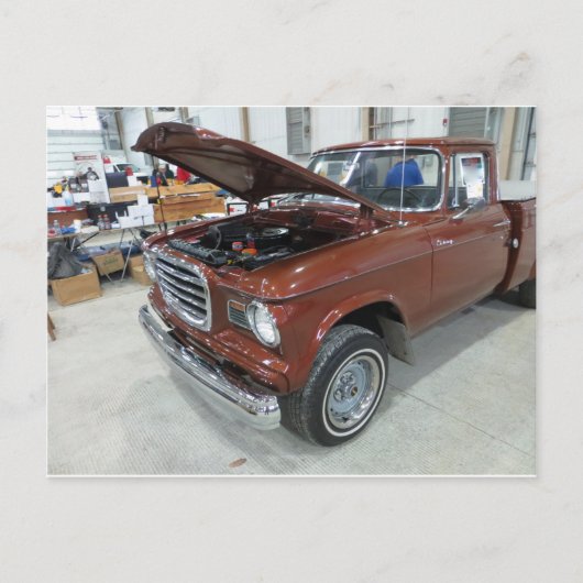 茶色トラック1 ポストカード (正面)