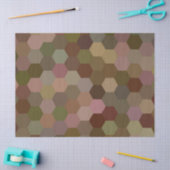 茶色ハニカムティッシュペーパー 薄葉紙 (クラフト)