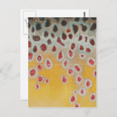 茶色パターン ポストカード (正面/裏面)