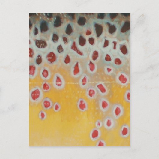 茶色パターン ポストカード (正面)