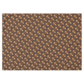 茶色パタ素朴ーンフルーアデリス テーブルクロス (正面(横))