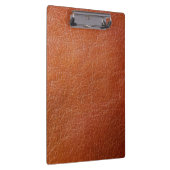 茶色フェイク革 クリップボード (右)
