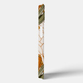 茶色フェミニンイニシャルの植物模様 Case-Mate iPhoneケース (裏面 / 右)