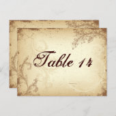 茶色ベージュのス結婚クロールの表 ポストカード (正面/裏面)