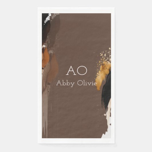 茶色ベージュ黒金ゴールド水色 (正面)