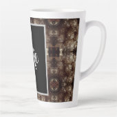 茶色モダンと金ゴールド カフェラテマグ (右)