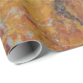 茶色モダンの大フェイク理石 ラッピングペーパー (ロールコーナー)