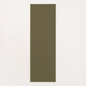 茶色モダンの植物性ヤシの木パーソナライズされた ヨガマット (裏面)