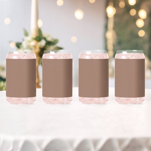 茶色モダンガラス器セット ガラス缶 (インサイチュ (ウェディング))